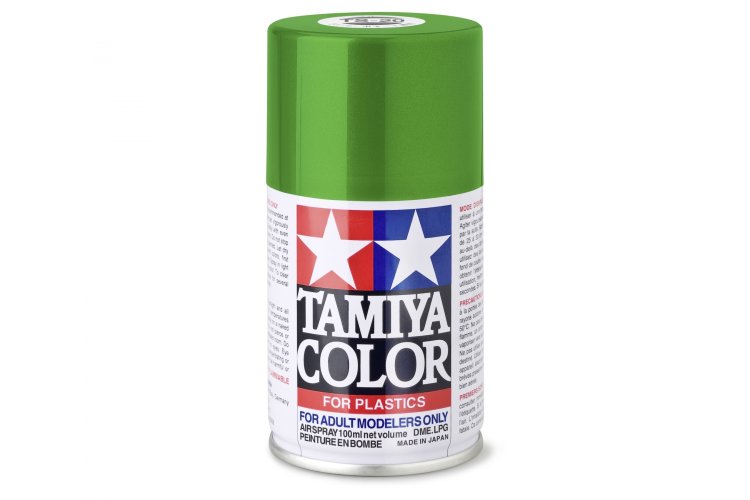 Tamiya TS-20 Green - Metallic - Gloss - Acryl Spray - 100ml - Tam85020 1 - TAM85020