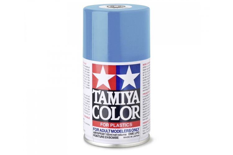 Tamiya TS-23 Light Blue - Gloss - Acryl Spray - 100ml - Tam85023 1 - TAM85023