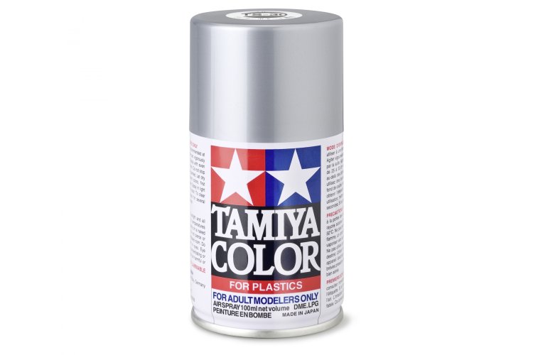 Tamiya TS-30 Silver - Metallic - Gloss - Acryl Spray - 100ml - Tam85030 1 - TAM85030