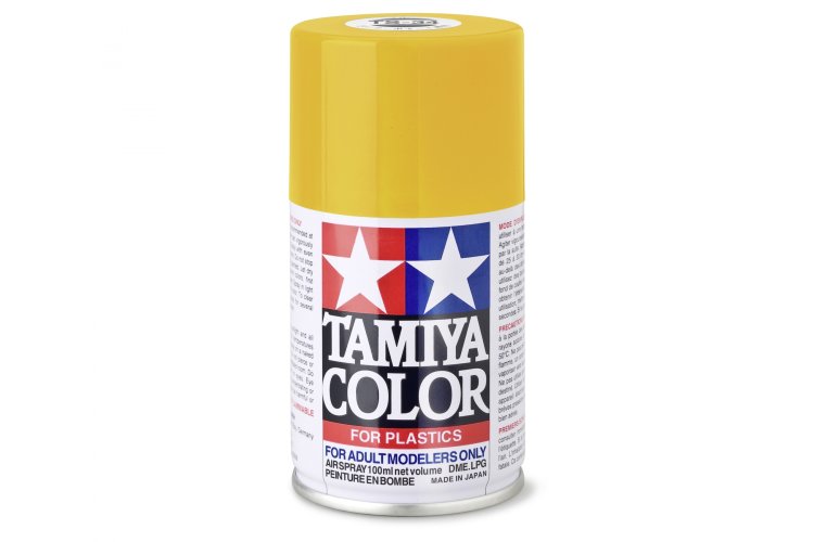 Tamiya TS-34 Camel Yellow - Gloss - Acryl Spray - 100ml - Tam85034 1 - TAM85034