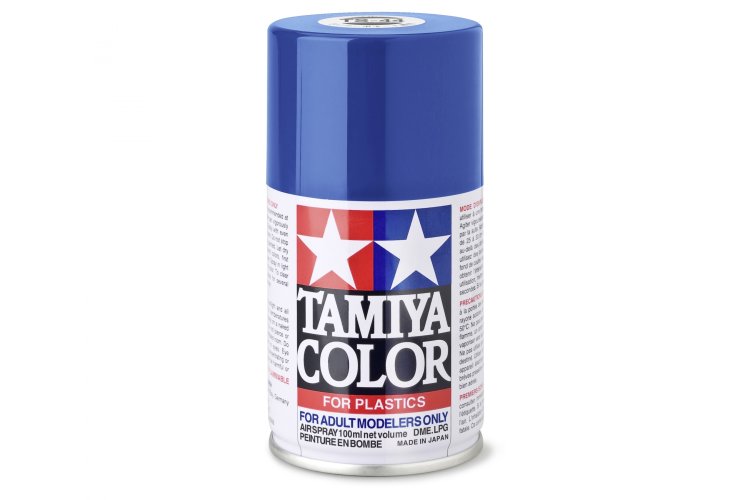 Tamiya TS-44 Brilliant Blue - Gloss - Acryl Spray - 100ml - Tam85044 1 - TAM85044