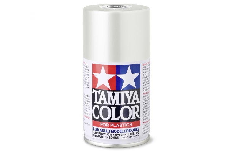 Tamiya TS-45 Pearl White - Gloss - Acryl Spray - 100ml - Tam85045 1 - TAM85045