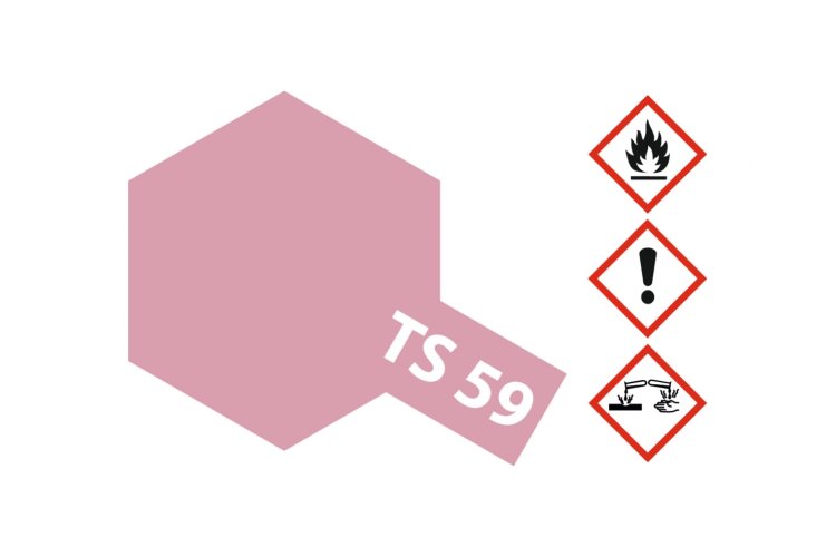 Tamiya TS-59 Pearl Light Red - Gloss - Acryl Spray - 100ml - Tam85059 2 - TAM85059