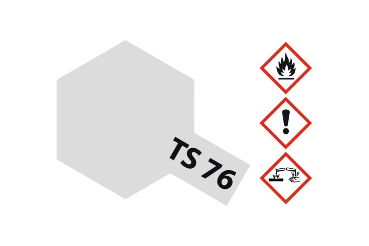 Tamiya TS-76 Mica Silver - Gloss - Acryl Spray - 100ml - Tam85076 2 - TAM85076