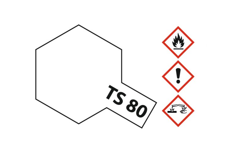 Tamiya TS-80 Clear Varnish - Matt - Acryl Spray - 100ml - Tam85080 2 - TAM85080