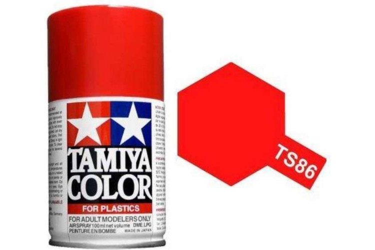 Tamiya TS-86 Brilliant Red -Gloss - Acryl Spray - 100ml - Tam85086 - TAM85086