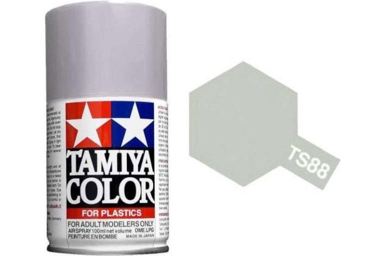 Tamiya TS-88 Titanium Silver - Satin  - Acryl Spray - 100ml - Tam85088 - TAM85088
