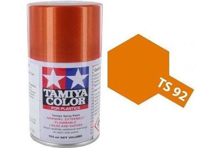 Tamiya TS-92 Orange - Metallic - Gloss - Acryl Spray - 100ml - Tam85092 - TAM85092
