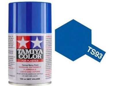 Tamiya TS-93 Pure Blue - Gloss - Acryl Spray - 100ml - Tam85093 - TAM85093