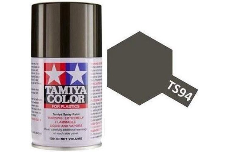 Tamiya TS-94 Grey - Metallic - Gloss - Acryl Spray - 100ml - Tam85094 - TAM85094