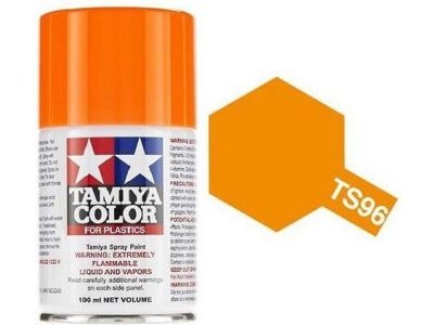 Tamiya TS-96 Fluorescent Orange - Gloss - Acryl Spray - 100ml - Tam85096 - TAM85096