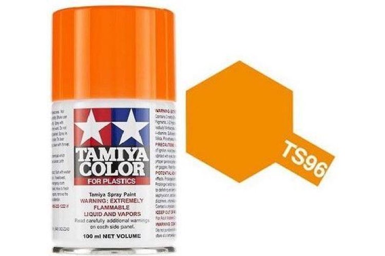 Tamiya TS-96 Fluorescent Orange - Gloss - Acryl Spray - 100ml - Tam85096 - TAM85096