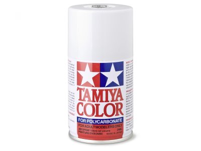 Tamiya 86001 PS-1 Wit - Spray voor Polycarbonaat/Lexan RC Bodies - 100 ml - Tam86001 1 - TAM86001