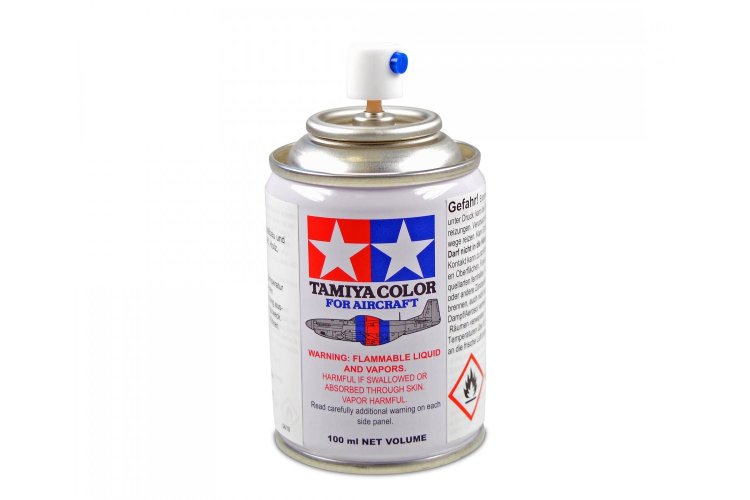 Tamiya AS-27 Flat Gunship Grijs 2 - Matt - Lak Spray - 100 ml - Tam86527 3 - TAM86527