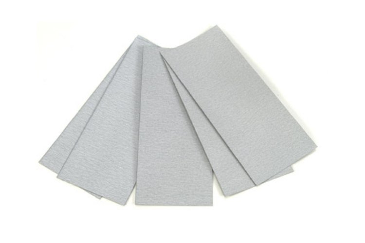 Tamiya 87010 Sanding Paper Set Fine (5pc) - Tam87010 xs - TAM87010-XS