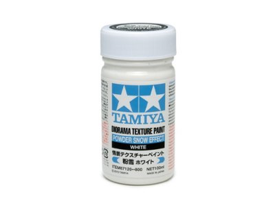 Tamiya 87120 Diorama Texture Paint - Powder Snow - 100ml - Tam87120 1 - TAM87120