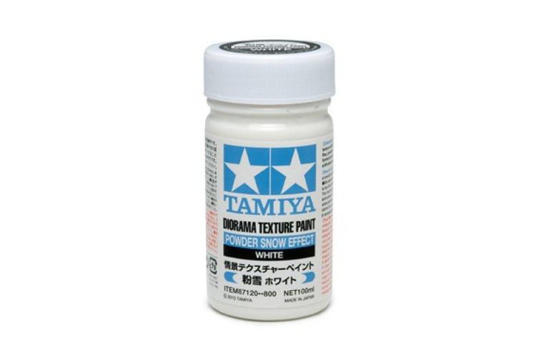 Tamiya 87120 Diorama Texture Paint - Powder Snow - 100ml - Tam87120 - TAM87120