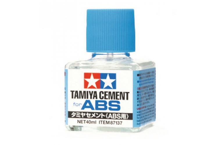 Tamiya 87137 ABS Cement with Brush Lijm Potje 40ml