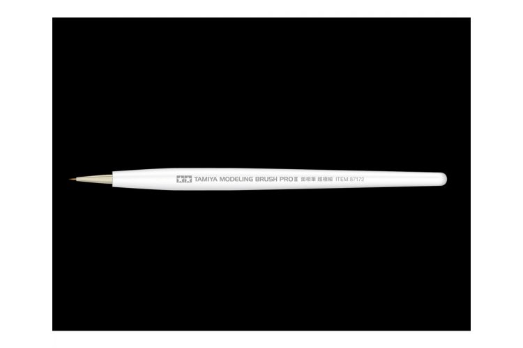 Tamiya 87172 Kolinsky Penseel PRO II - Puntig - Ultra Fijn - Tam87172 pro ii pointed brush ultra fine 300087172 en 00 1 - TAM87172-XS