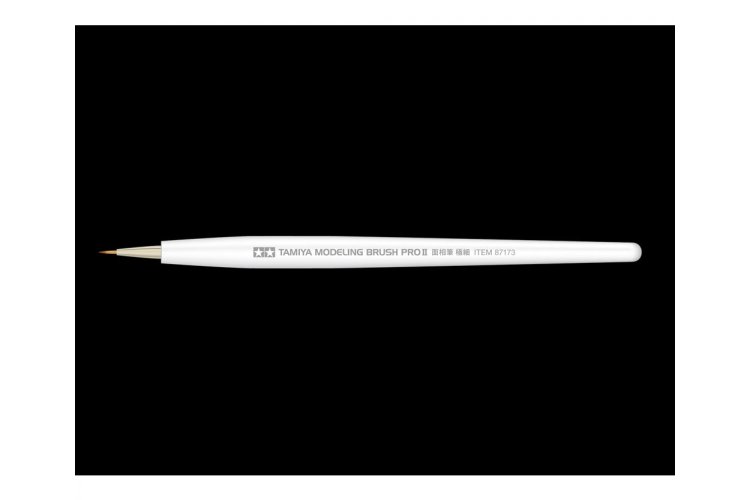 Tamiya 87173 Kolinsky Penseel PRO II - Puntig - Extra Fijn 1 - Tam87173 1 - TAM87173-XS