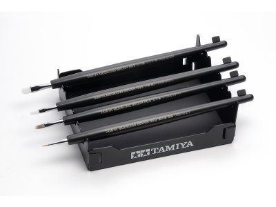 Tamiya 87239 Brush Holder for 4 Brushes &ndash; Hobby and Model Building &ndash; 105x85x35mm - Tam87239 1 - TAM87239