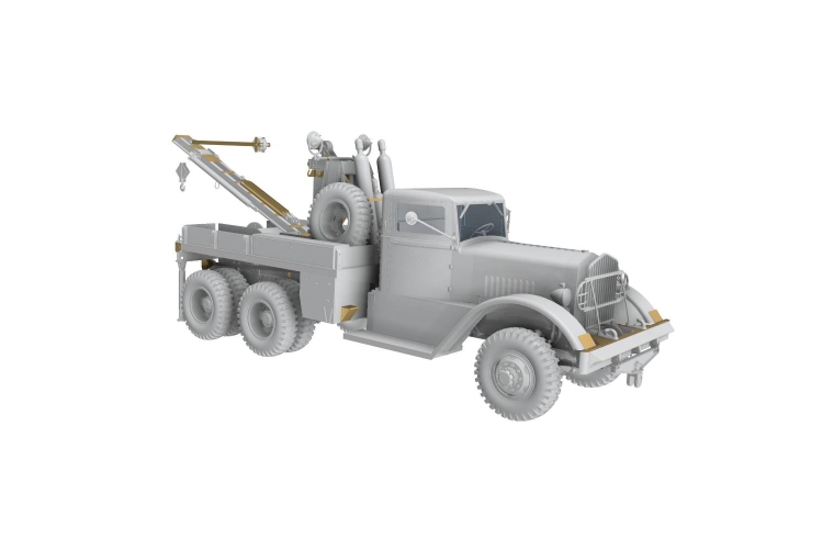 1:35 Thunder Model 35011 Ward LaFrance M1000 Series 3 - Heavy Military Recovery Truck - Thm35011 2 - THM35011