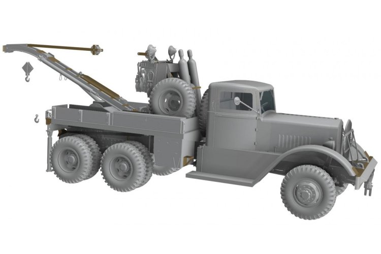 1:35 Thunder Model 35012 Ward LaFrance M1000 Series 4 USA - Heavy Military Recovery Truck - Thm35012 5 - THM35012