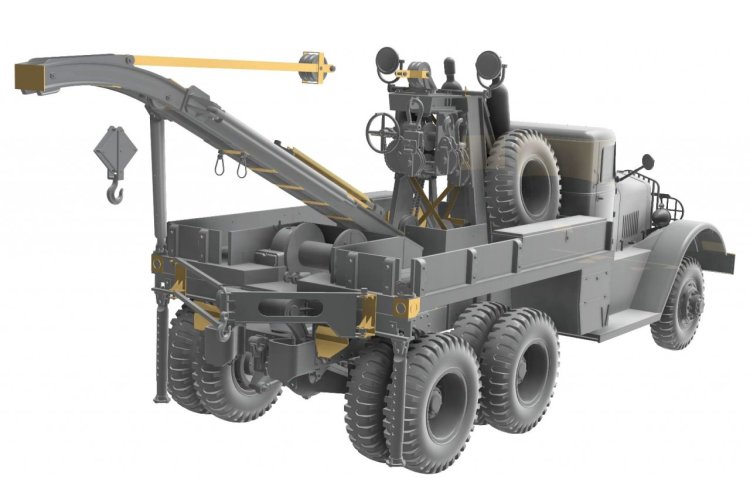 1:35 Thunder Model 35012 Ward LaFrance M1000 Series 4 USA - Heavy Military Recovery Truck - Thm35012 7 - THM35012