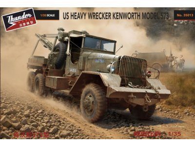 1:35 Thunder Model 35013 US Heavy Wrecker Kenworth Model 573 M1A1 &ndash; American Truck - Thm35013 1a - THM35013