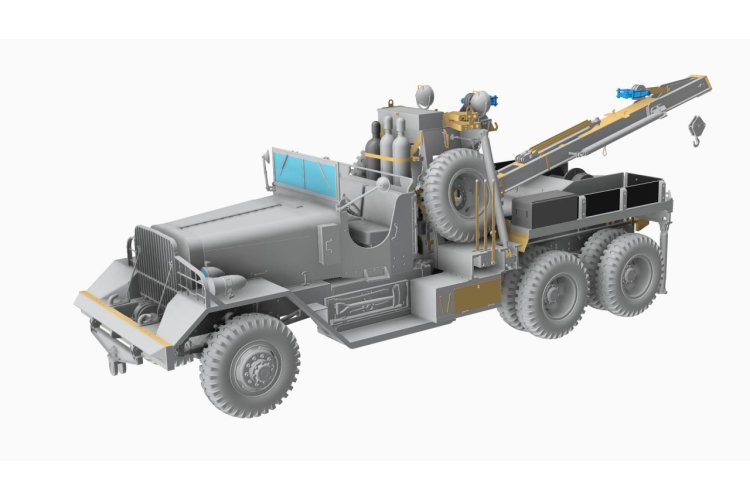 1:35 Thunder Model 35013 US Heavy Wrecker Kenworth Model 573 M1A1 - Amerikaanse Truck - Thm35013 4 - THM35013