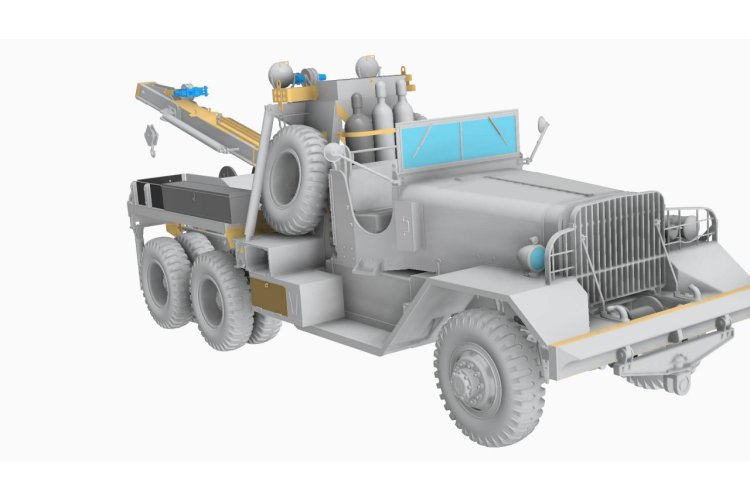 1:35 Thunder Model 35013 US Heavy Wrecker Kenworth Model 573 M1A1 - Amerikaanse Truck - Thm35013 5 - THM35013