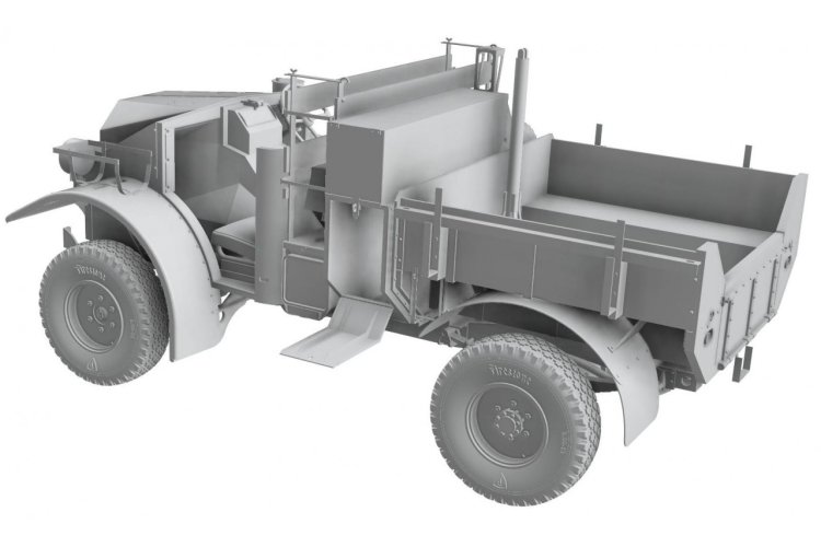 1:35 Thunder Model 35313 LRDG F8 Pilot Car WWII - Britse Verkenningswagen - Thm35313 2 - THM35313
