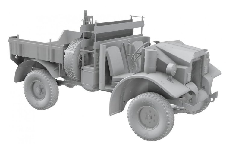 1:35 Thunder Model 35314 LRDG F8 Pilot Car WWII - Limited Bonus Edition - Britse Verkenningswagen - Thm35314 11 - THM35314
