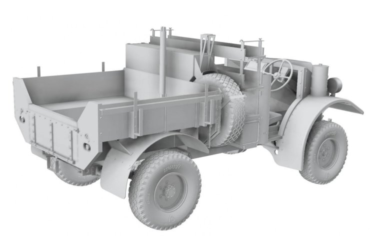 1:35 Thunder Model 35314 LRDG F8 Pilot Car WWII - Limited Bonus Edition - Britse Verkenningswagen - Thm35314 12 - THM35314