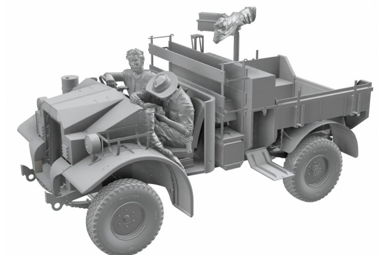 1:35 Thunder Model 35314 LRDG F8 Pilot Car WWII - Limited Bonus Edition - Britse Verkenningswagen - Thm35314 4 - THM35314