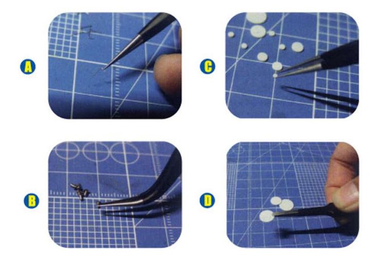 MasterTools 09957 Tweezers Set - Tmt09957 3 - TMT09957-XS