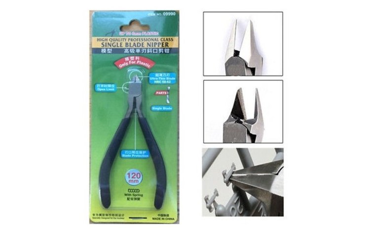 MasterTools 09990 High-Quality Professional Grade Side Cutter - Nipper for Model Building - Black - Tmt09990 xs 1 - TMT09990-XS