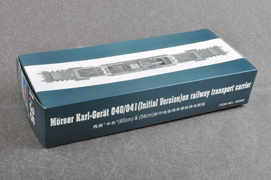 1:35 Trumpeter 00208 M&ouml;rser Karl-Ger&auml;t 040/041 Initial Version op Spoorwegtransportwagen WWII - Duitse Zware Mortier - Tru00208 3 - TRU00208