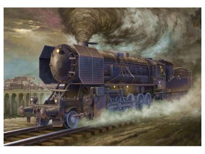 1:35 Trumpeter 00210 Baureihe 52 met Steifrahmentender WWII - Duitse Stoomlocomotief - Tru00210 1 - TRU00210