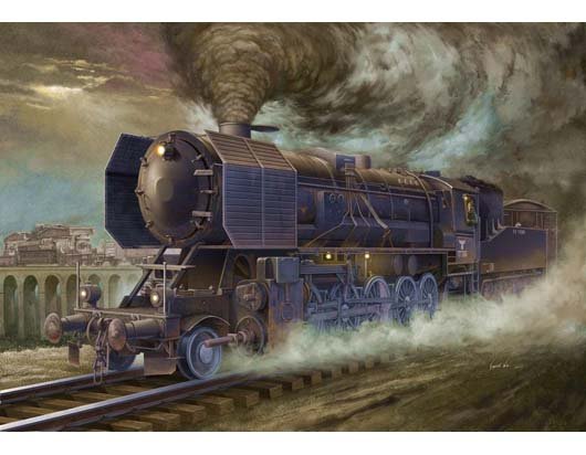 1:35 Trumpeter 00210 Baureihe 52 met Steifrahmentender WWII - Duitse Stoomlocomotief - Tru00210 1 - TRU00210