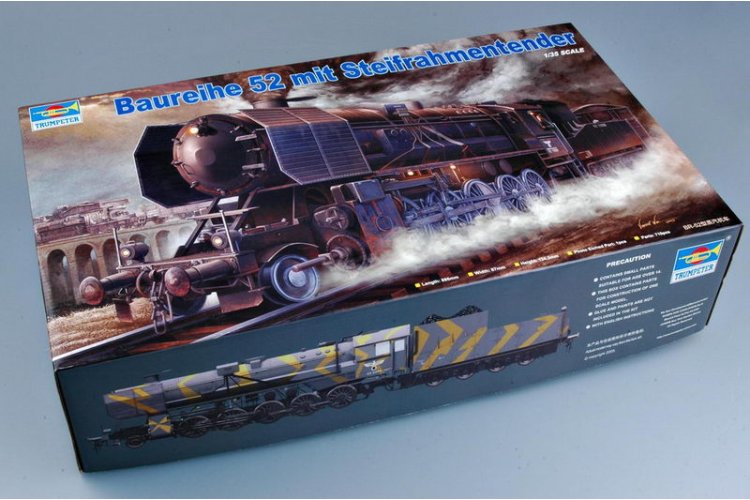 1:35 Trumpeter 00210 Baureihe 52 met Steifrahmentender WWII - Duitse Stoomlocomotief - Tru00210 2 - TRU00210