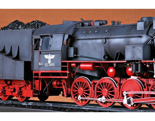 1:35 Trumpeter 00210 Baureihe 52 met Steifrahmentender WWII - Duitse Stoomlocomotief - Tru00210 28 - TRU00210