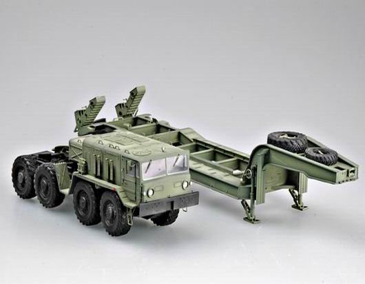 1:35 Trumpeter 00211 MAZ-537G met MAZ/ChMZAP-5247G Oplegger Intermediate Type - Sovjet Zware Transporttruck - Tru00211 11 - TRU00211