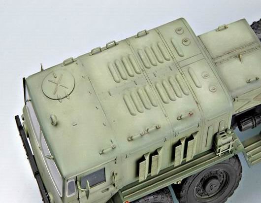 1:35 Trumpeter 00211 MAZ-537G met MAZ/ChMZAP-5247G Oplegger Intermediate Type - Sovjet Zware Transporttruck - Tru00211 12 - TRU00211