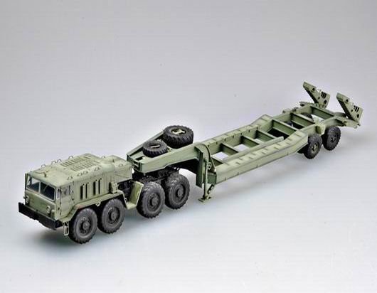 1:35 Trumpeter 00211 MAZ-537G met MAZ/ChMZAP-5247G Oplegger Intermediate Type - Sovjet Zware Transporttruck - Tru00211 3 - TRU00211
