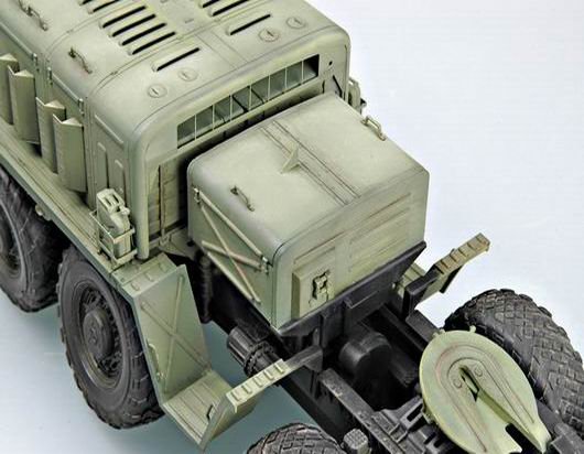 1:35 Trumpeter 00211 MAZ-537G met MAZ/ChMZAP-5247G Oplegger Intermediate Type - Sovjet Zware Transporttruck - Tru00211 7 - TRU00211