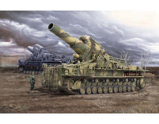 1:35 Trumpeter 00215 M&ouml;rser Karl-Ger&auml;t 040/041 WWII &ndash; German Heavy Mortar - Tru00215 1 - TRU00215