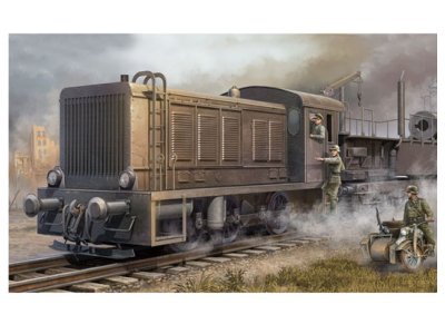 1:35 Trumpeter 00216 WR 360 C12 Locomotive WWII - Duitse Diesellocomotief - Tru00216 1 - TRU00216