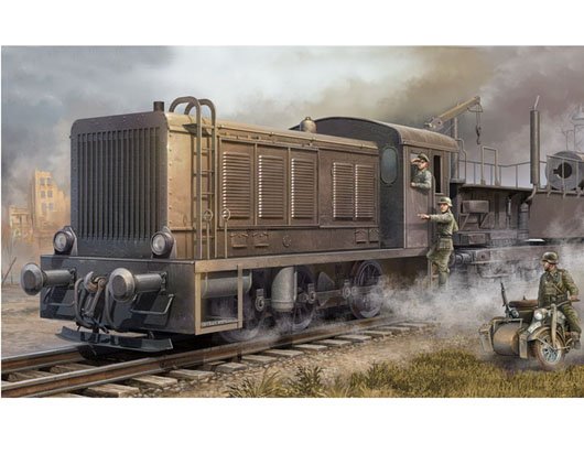 1:35 Trumpeter 00216 WR 360 C12 Locomotive WWII - Duitse Diesellocomotief - Tru00216 1 - TRU00216