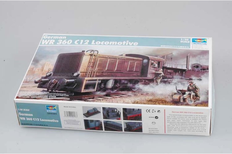 1:35 Trumpeter 00216 WR 360 C12 Locomotive WWII - Duitse Diesellocomotief - Tru00216 2 - TRU00216